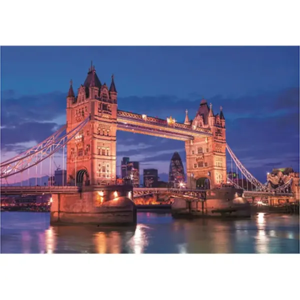 Tower Bridge, Londýn HQC puzzle 1000 ks - Clementoni obrázek 2