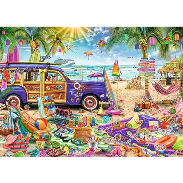 Tropická relaxace puzzle 2000 dílků - Trefl obrázek 2