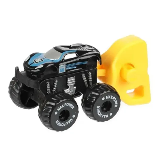 Turbo Racers Monster Truck překvapení s vystřelovačem autíček 1ks obrázek 2