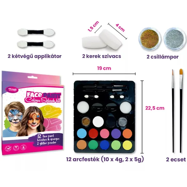TyToo: Colour Splash sada barev na obličej obrázek 2