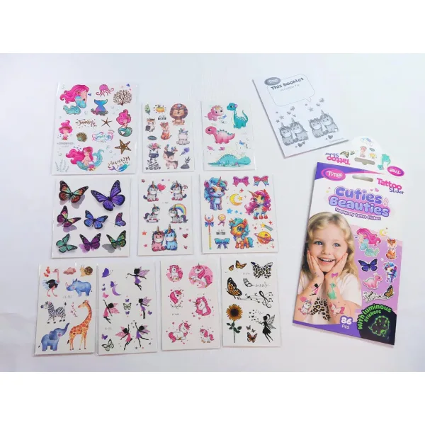 TyToo: Cuties & Beauties Sada tetovacích nálepek obrázek 4
