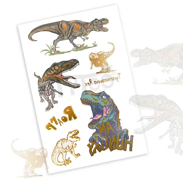 TyToo: Dinosauří T-rex samolepka tetování obrázek 2