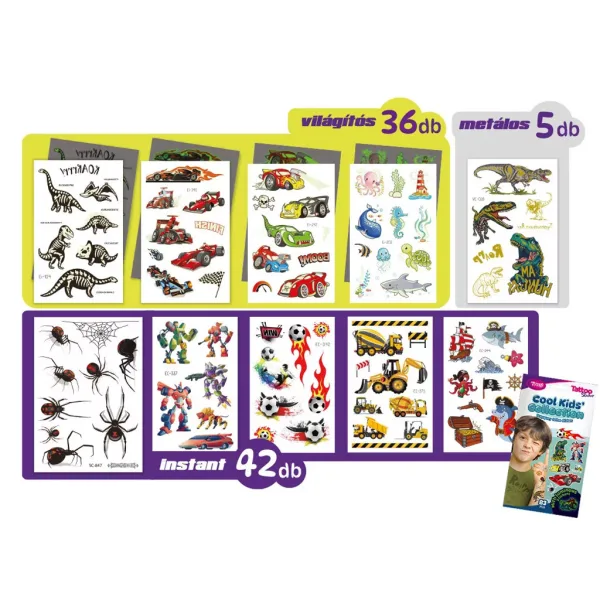 TyToo: Sada tetovacích nálepek Cool Kids Collection obrázek 2
