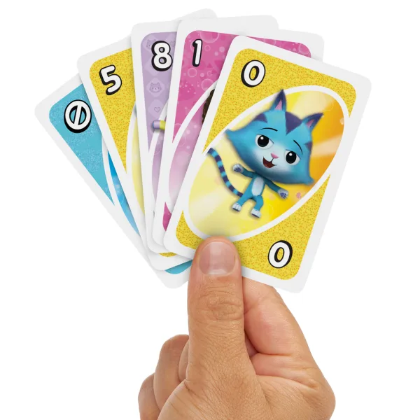 UNO Junior: Gabin domeček karetní hra - Mattel obrázek 2