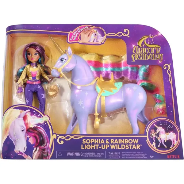 Unicorn Academy: S jednorožčím miminkem - Sophia a Light-Up Wildstar - Spin Master obrázek 1