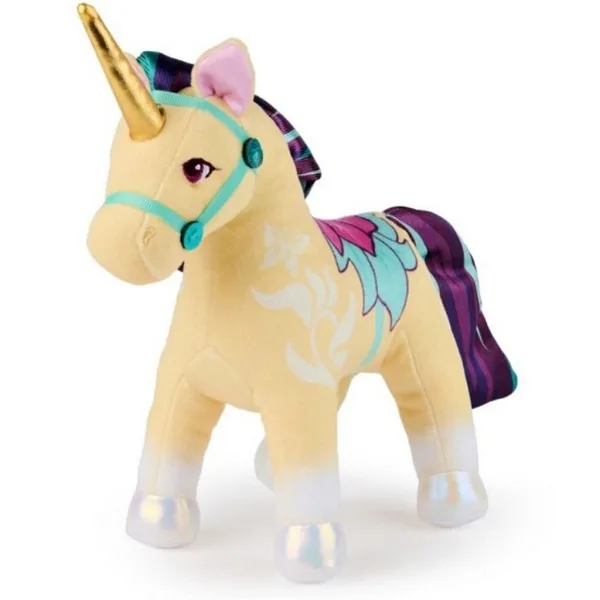 Unicorní akademie: Leaf jednorožec 17cm plyšová figurka - Spin Master obrázek 1