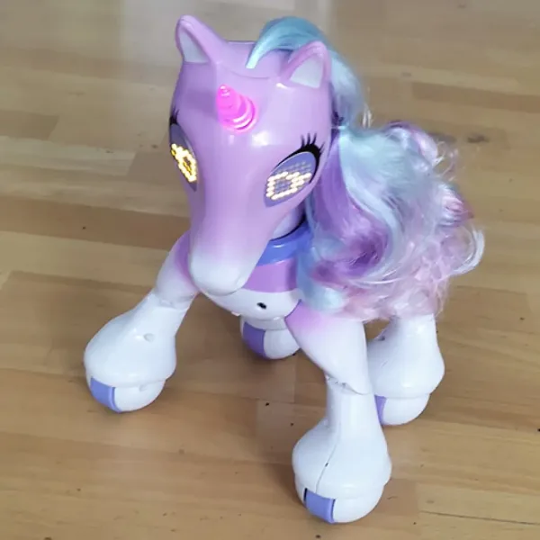 Úžasný interaktivní ovládaný jednorožec 28cm obrázek 5