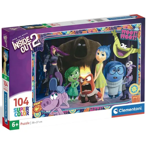 V hlavě 2 Woot Woot 104dílné supercolor puzzle - Clementoni obrázek 1