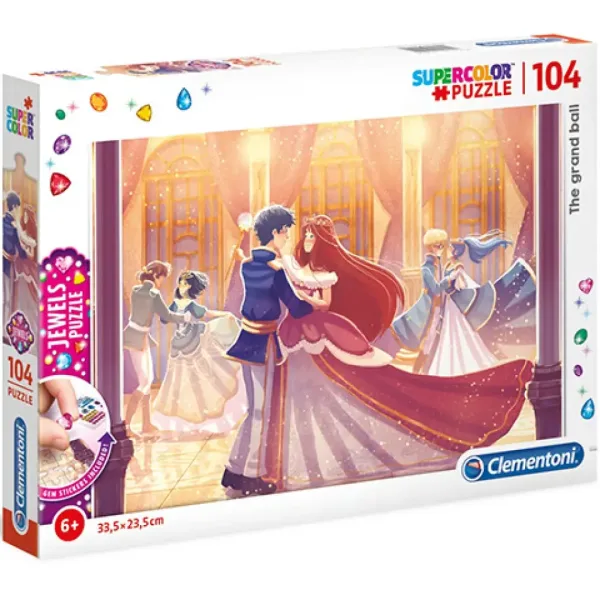 Velký ples Supercolor šperk-puzzle 104 dílků - Clementoni obrázek 1