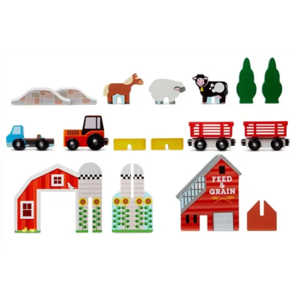 Vezmi si s sebou dřevěnou farmářskou hračkou - Melissa & Doug. obrázek 3