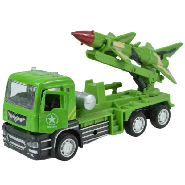 Vojenský nákladní vůz: Odtahový vojenský nákladní vůz s raketou ve dvou variantách 14cm obrázek 2
