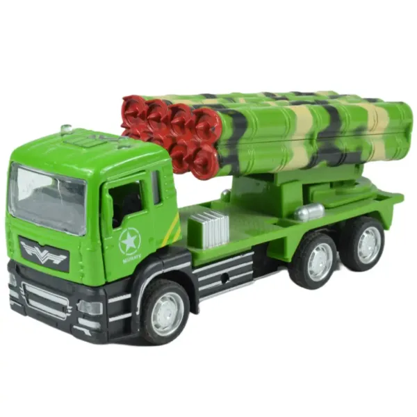 Vojenský nákladní vůz: Odtahový vojenský nákladní vůz s raketou ve dvou variantách 14cm obrázek 5