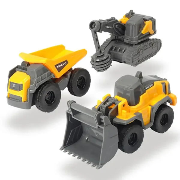 Volvo pracovní stroje, sada 3 kusů v dvou variantách - Dickie Toys obrázek 3