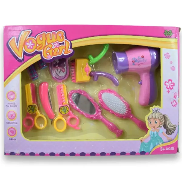 Vouge Girl: 10dílný krásný set s kadeřnickými doplňky obrázek 7