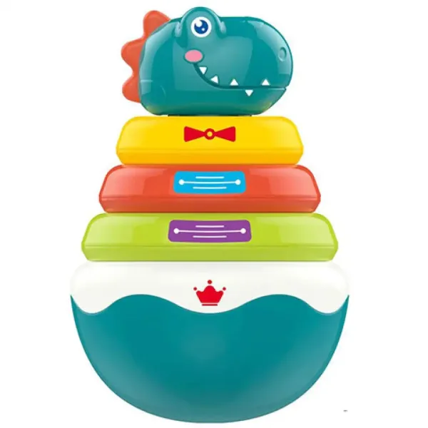 Vývojová hra s dinosaury a pyramidou z karet obrázek 2