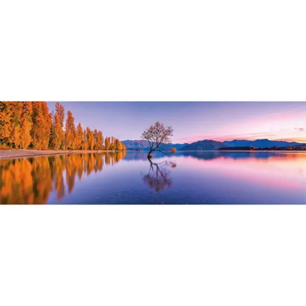 Wanaka jezero, Nový Zéland HQC 1000ks panorama puzzle - Clementoni obrázek 2
