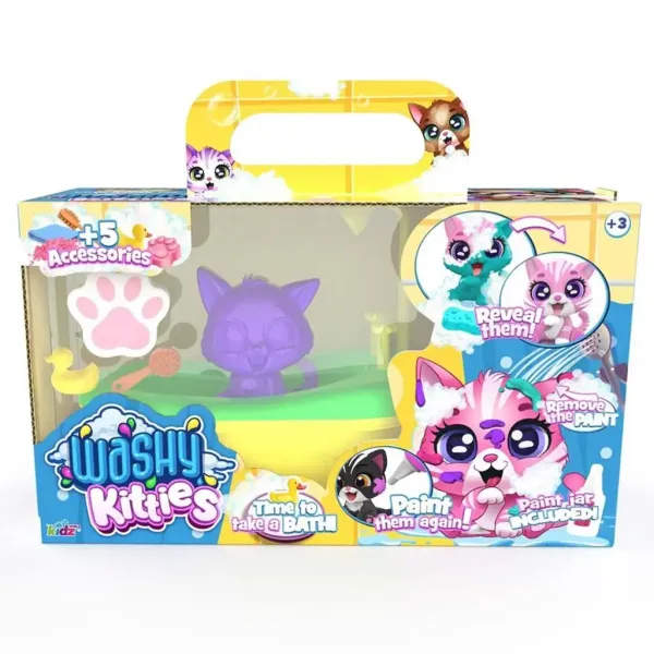 Washy Friends: Color Reveal Koupací kočičky s vanou a doplňky - Pinki obrázek 1
