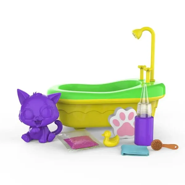 Washy Friends: Color Reveal Koupací kočičky s vanou a doplňky - Pinki obrázek 2