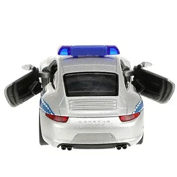 Welly: Kovový model policejního auta Porsche 911, 11 cm obrázek 3
