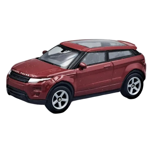 Welly: Land Rover Evoque, model kovového autíčka v měřítku 1/64, vínová barva obrázek 2