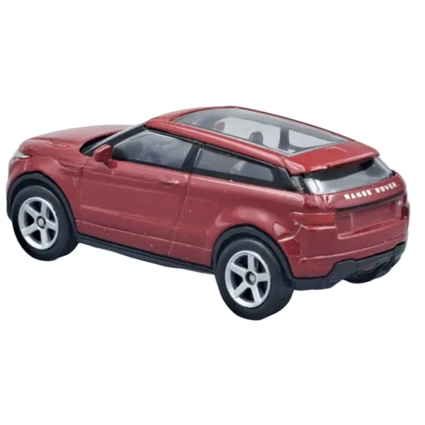 Welly: Land Rover Evoque, model kovového autíčka v měřítku 1/64, vínová barva obrázek 3