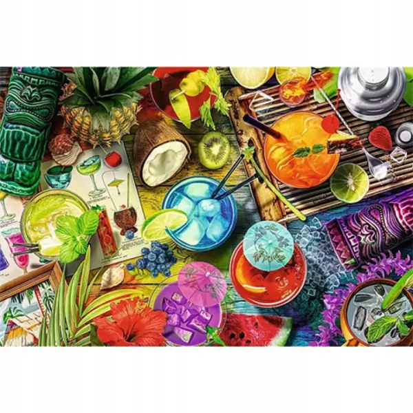 Wood Craft: Barevné koktejly dřevěné puzzle 500+1 ks - Trefl obrázek 2