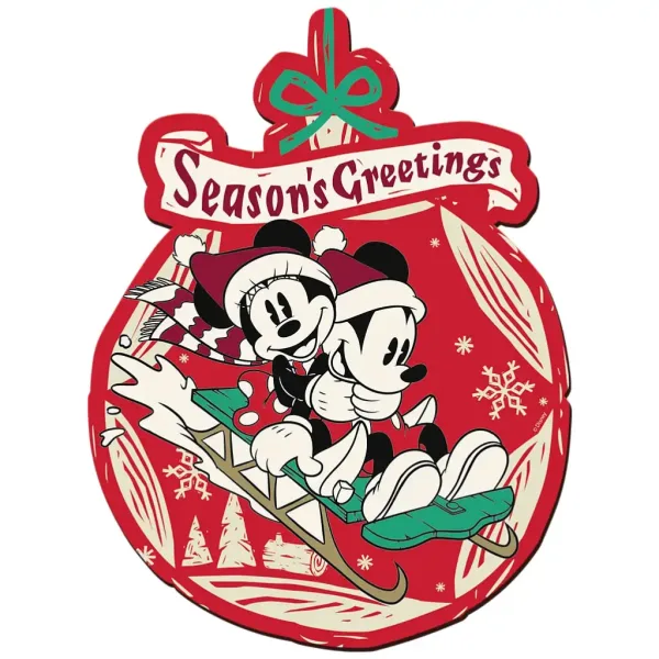 Wood Craft: Disney - Mickey a Minnie Vánoce 160 dílků prémiové dřevěné puzzle - Trefl obrázek 2