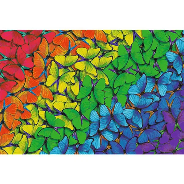 Wood Craft: Duhové motýly dřevěné puzzle 500+1 dílků - Trefl obrázek 2