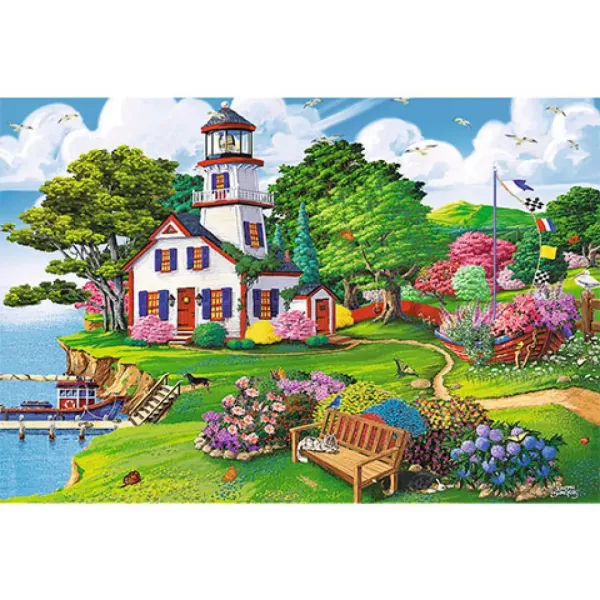 Wood Craft: Letní přístav dřevěné puzzle 500+1 dílků - Trefl obrázek 2