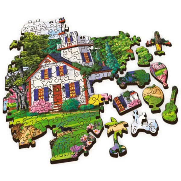 Wood Craft: Letní přístav dřevěné puzzle 500+1 dílků - Trefl obrázek 3