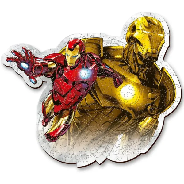 Wood Craft: Marvel Avengers - Iron Man 160-dílný prémiový dřevěný puzzle - Trefl obrázek 2
