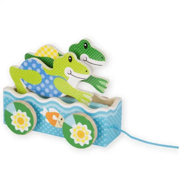 Žabí závod - hra na tahání dřevěného domu - Melissa & Doug obrázek 2