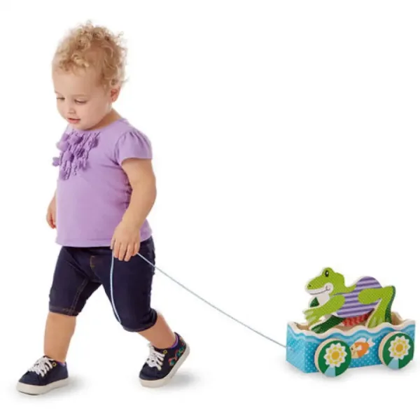 Žabí závod - hra na tahání dřevěného domu - Melissa & Doug obrázek 3