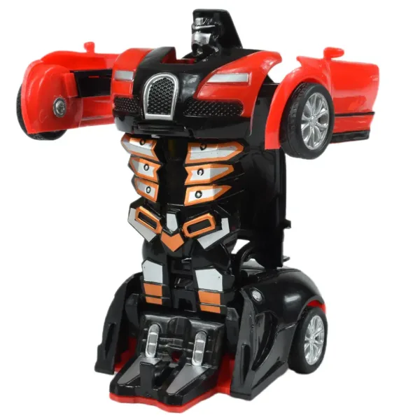 Závodní auto: Přeměnitelné na robota, autíčko na setrvačník v několika variantách, 13 cm obrázek 9