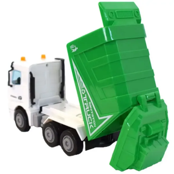 Zelený popelářský vůz 17cm obrázek 3
