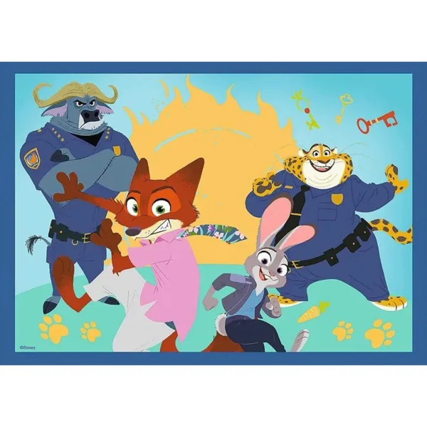 Zootropolis 2 – 4 v 1, puzzle 35-48-54-70 ks – Trefl obrázek 4