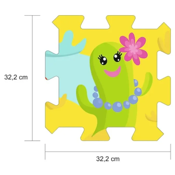 Zpívající kaktusy houbová puzzle - Terfl obrázek 2