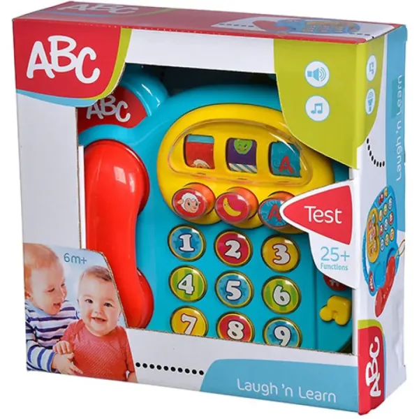 ABC barevný telefon se světelnými a zvukovými efekty - Simba Toys obrázek 3