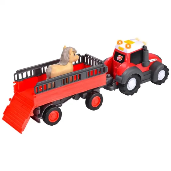 ABC Massey přepravní traktor se zvířetem - Simba Toys obrázek 2