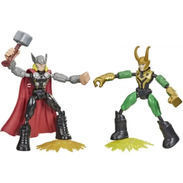 Avengers Bend and Flex Thor vs. Loki figurková sada - Hasbro obrázek 2