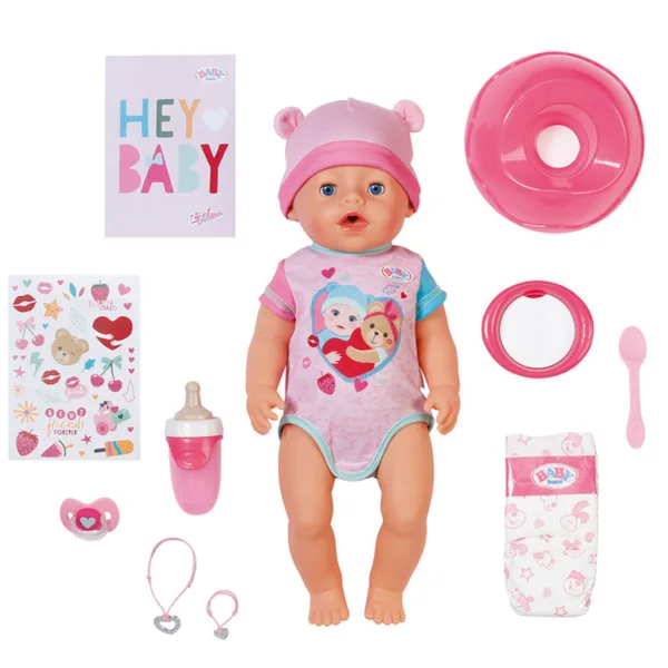 Baby Born: Emma interaktivní panenka set s doplňky 43 cm - Zapf Creation obrázek 4