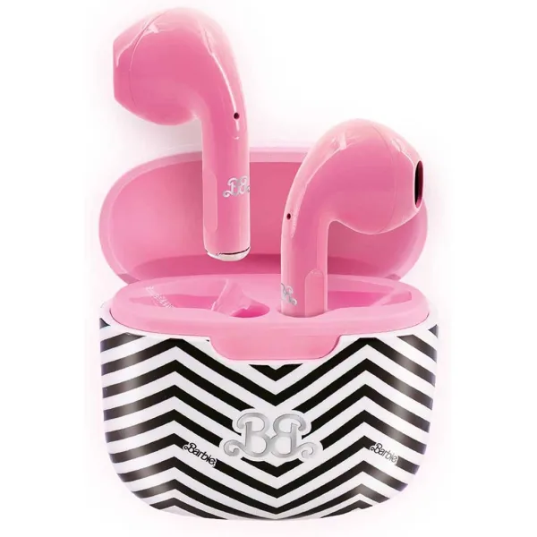 Barbie bezdrátová Bluetooth sluchátka růžová - Lisciani obrázek 2