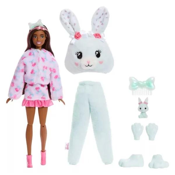 Barbie: Cutie Reveal překvapení panenka - Králík - Mattel obrázek 3