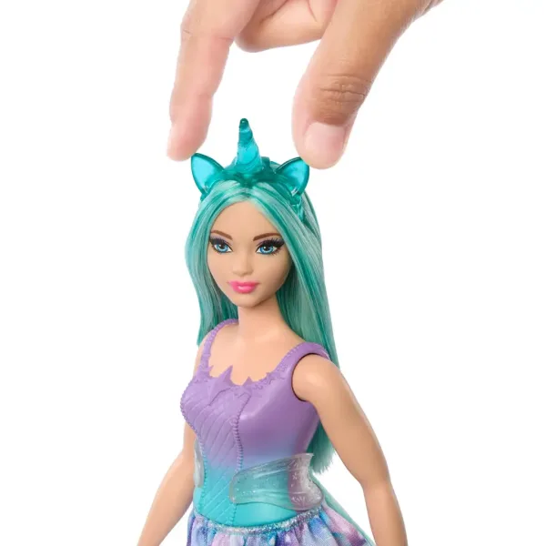 Barbie Dreamtopia: Jednorožec v modro-fialových šatech - Mattel obrázek 2