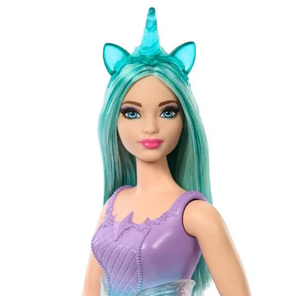 Barbie Dreamtopia: Jednorožec v modro-fialových šatech - Mattel obrázek 3