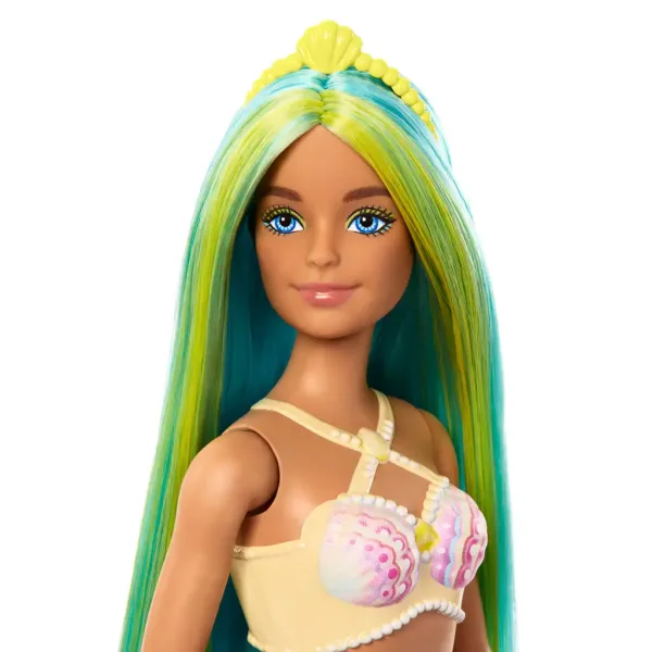 Barbie Dreamtopia: Mořská víla s modrými vlasy a ocasem - Mattel obrázek 3