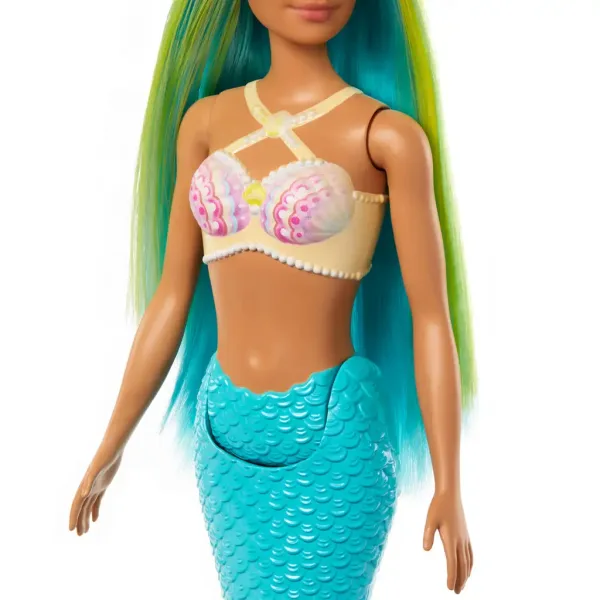 Barbie Dreamtopia: Mořská víla s modrými vlasy a ocasem - Mattel obrázek 4