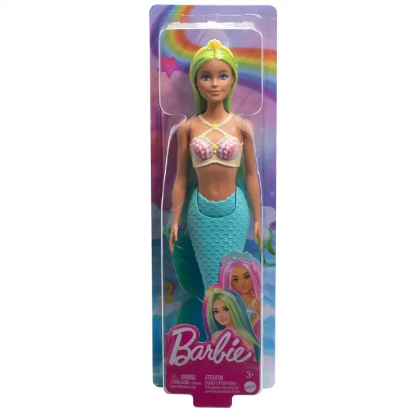 Barbie Dreamtopia: Mořská víla s modrými vlasy a ocasem - Mattel obrázek 5
