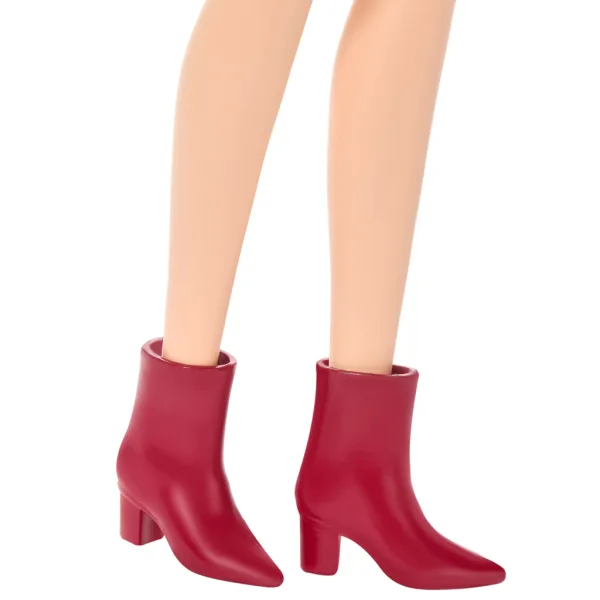 Barbie: Fashionista Přítelkyně módní panenka s hnědými vlasy v leopardím vzoru – Mattel obrázek 4