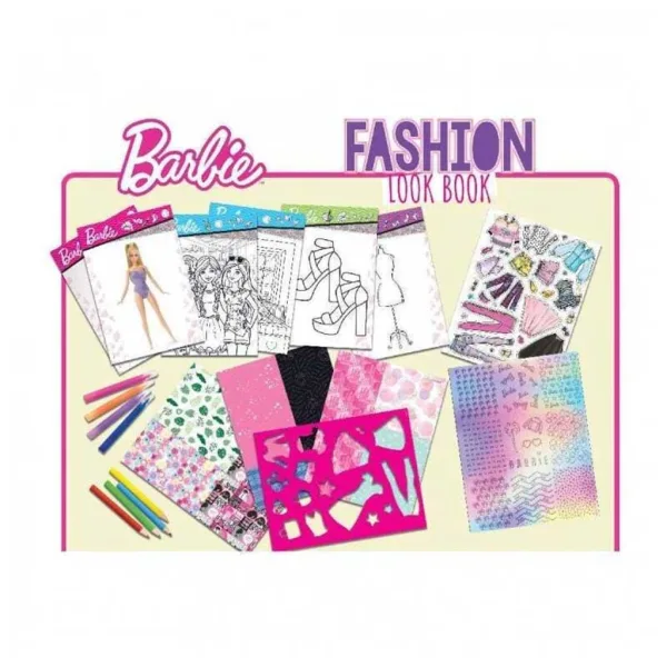 Barbie Módní návrhář skicář - Lisciani obrázek 3